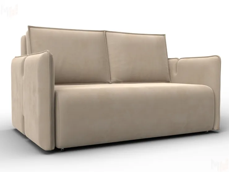 Диван прямой Лига-117 ( SEVEN 729 бежевый )