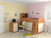 Кровать чердак Дюймовочка-1