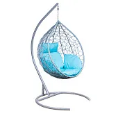 Подвесное кресло LESET ЭВА (Серый/Бирюза яркая)