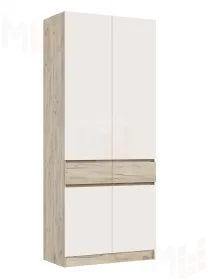 Шкаф Роджина 2-х створчатый (крафт серый/кашемир)