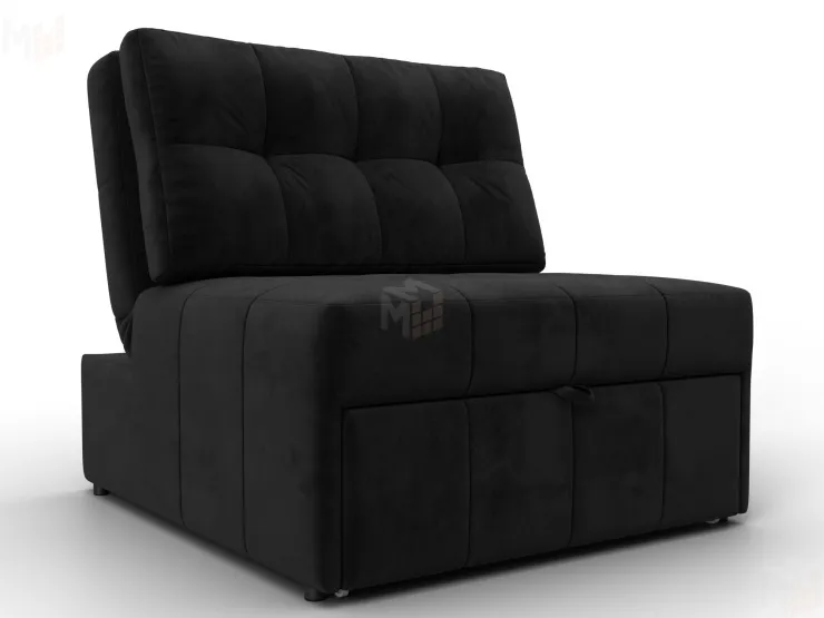 Кресло-кровать Лига-107 (80) ( SEVEN 35 черный )