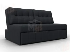 Диван прямой Лига-107 (140) ( JOLY 16 темно-серый )