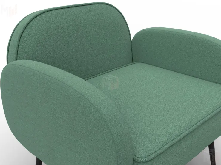 Кресло Лига-086 ( рогожка Амур 11 зеленый )