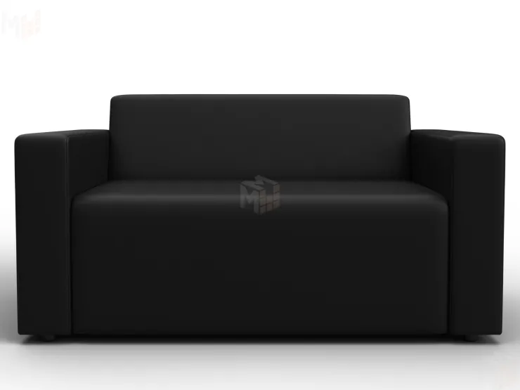 Диван прямой Лига-093 ( Черный ) Диван прямой Лига-093 ( Черный )