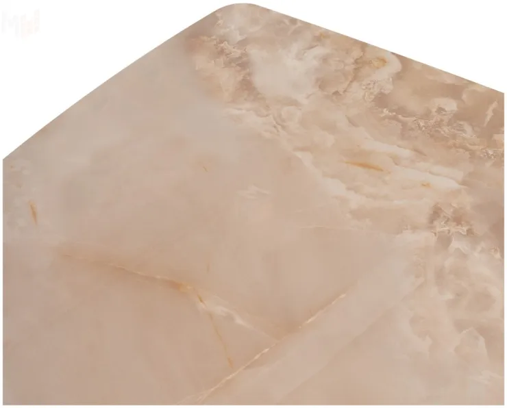 Стол RIVOLI 140 GLOSS AMBER JADE SOLID CERAMIC / BLACK