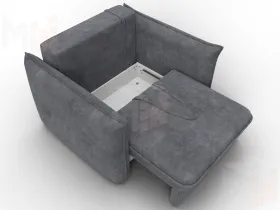 Кресло Лига-100 НПБ ( BRUT 16 темно-серый )