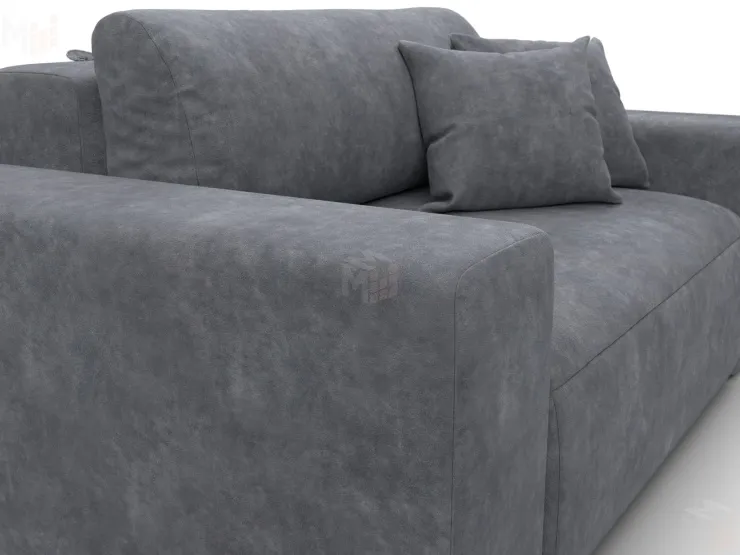 Кресло Лига-036 НПБ ( BRUT 16 темно-серый )