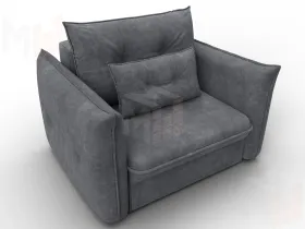 Кресло Лига-100 НПБ ( BRUT 16 темно-серый )