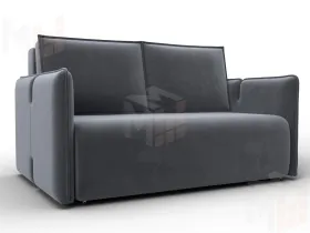 Диван прямой Лига-117 ( SEVEN 17 серый )