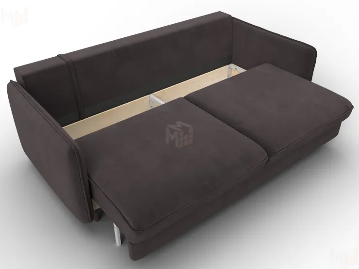 Диван прямой Лига-064 НПБ ( SEVEN 727 коричневый )