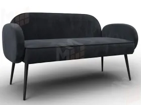 Диван прямой Лига-086 ( TOWER 11 темно-серый )