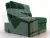 Кресло-кровать Лига-107 (80) ( SEVEN 626 зеленый )