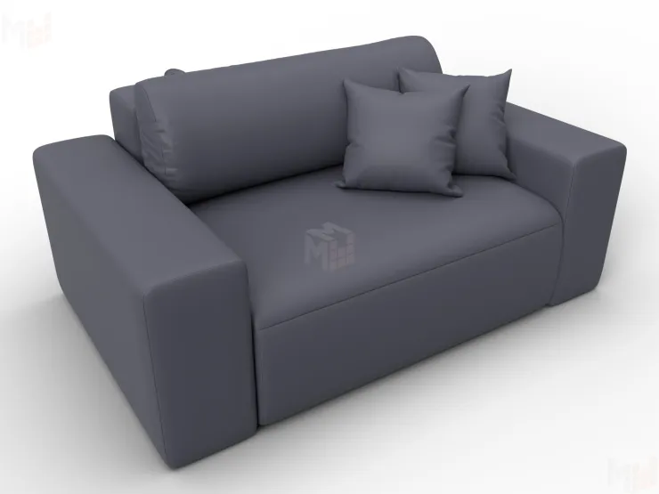 Кресло Лига-036 НПБ ( GRIFON 15 серый )