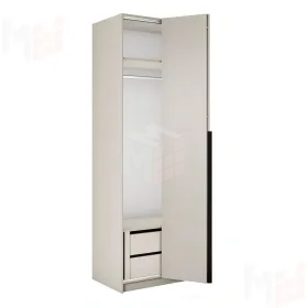 Шкаф распашной Локер  2-х дверный ширина 100 см. (Гармошка)