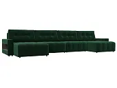 Диван П-образный с полками Лига-053 НПБ Лонг