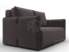 Диван прямой Лига-117 ( SEVEN 727 коричневый )