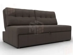 Диван прямой Лига-107 (160) ( Амур 05 коричневый )