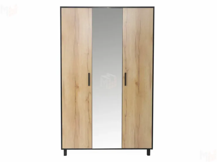 Шкаф 3-х створчатый Лофт 3 Дуб Крафт Золотой