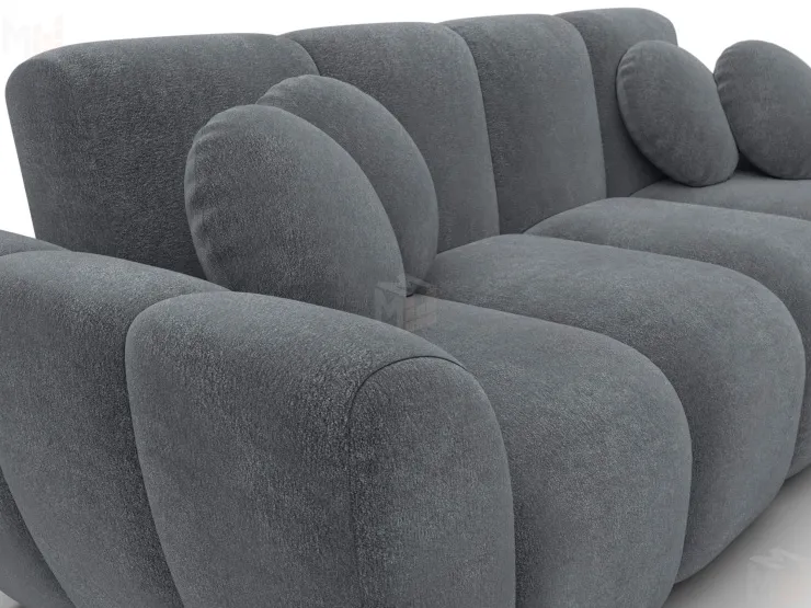 Диван-книжка Лига-129 ( LAIM 23 светло-серый )