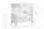 Комод Ева белое дерево/белый матовый