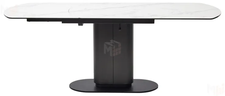 Стол KAI 140 KL-117 Темно-серый / Черный