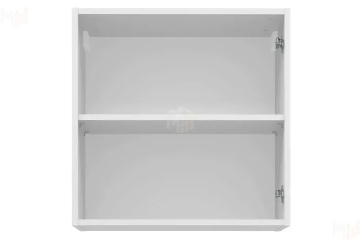 Полка навесная Слайд Белый глянец 