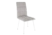 Стул Турин 2 пепельный(велюр)/белый