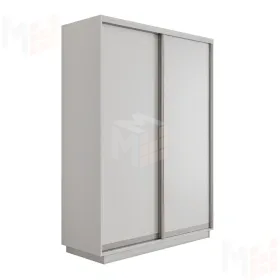 Шкаф-купе Оптим 2-х дверный 120 см.  1 штанга, 7 полок