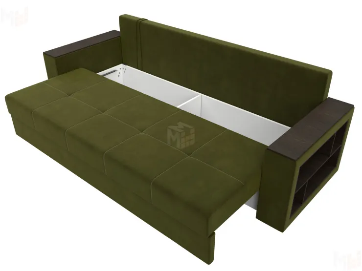 Диван прямой Дубай Лайт ( Зеленый )