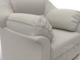 Кресло Карнелла ( Амур 02 бежевый )