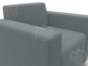 Кресло Лига-093 ВН ( Амур 07 серый )