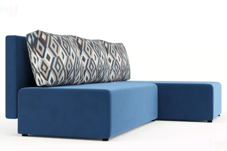 Угловой диван Рим  Синий