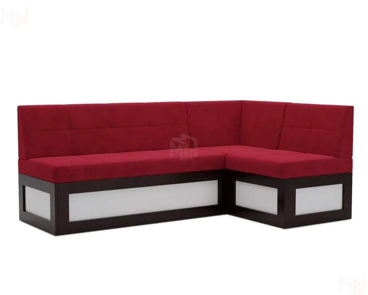 Нотис Правый угол (Кордрой красный) 207х82х132 см