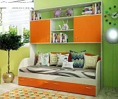 Детская кровать Фанки Кидз 13/7 + мост надкроватный 13/62