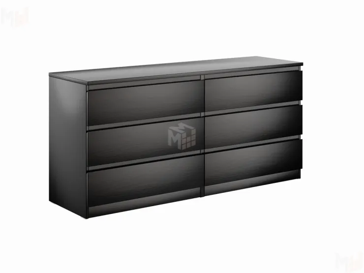 2.05.02.060.5 МАЛЬТА комод 6 ящиков 160х76 Дуб Венге RU