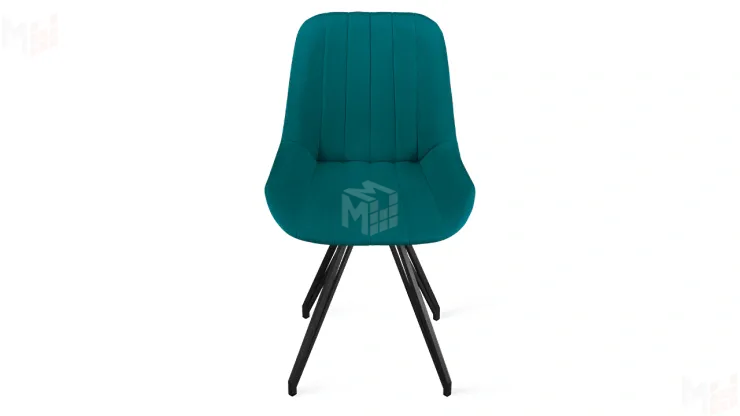 Стул Марвел  К4 Исп. 2 Черный муар Велюр Confetti Izumrud