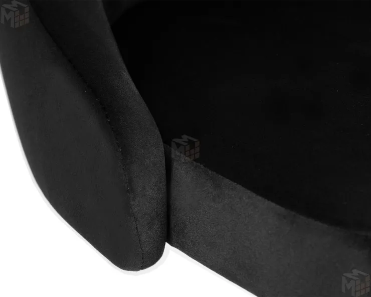 Стул барный DOBRIN JOSEPH BLACK (черный велюр (MJ9-101))