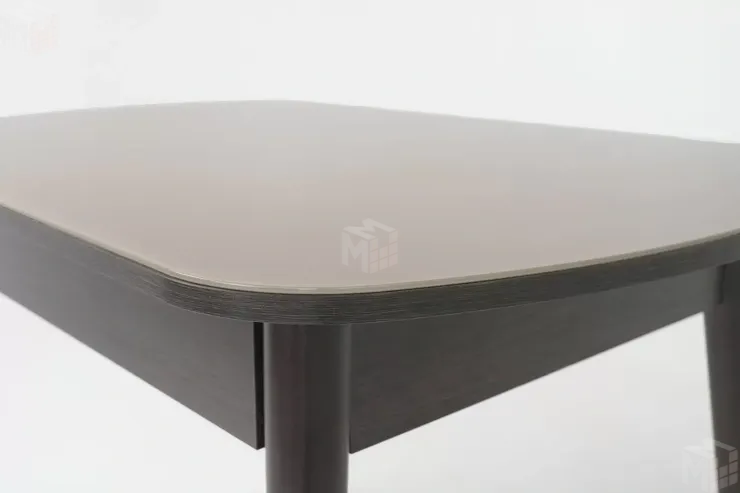 Стол раскладной Хоста с цилиндрическими опорами Капучино