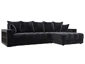 Диван угловой с декором и полкой Лига-050 НПБ