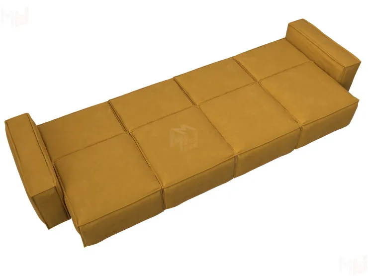 Диван прямой Лига-081 НПБ МегаЛонг ( BRUT 10 желтый )