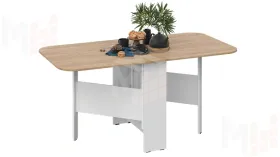 Стол-книжка Т1 Белый, Дуб Крафт золотой