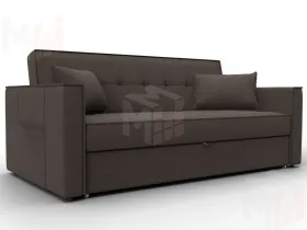 Диван прямой Лига-104 (160) ( Амур 05 коричневый )
