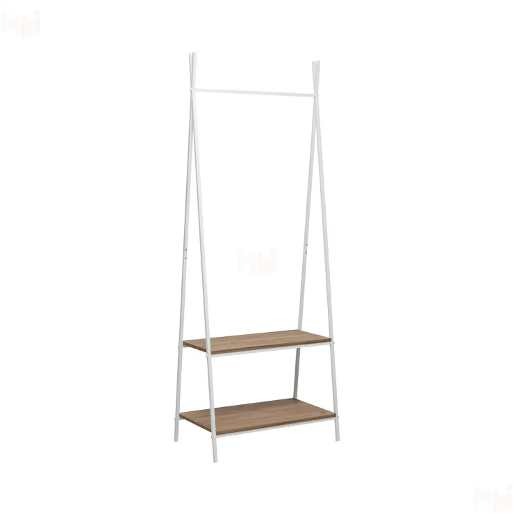 Вешалка гардеробная Leset Стилвуд 12 (Белый/Дуб крафт золотой)