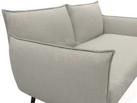 Диван прямой Лига-083 ( рогожка Амур 02 бежевый )