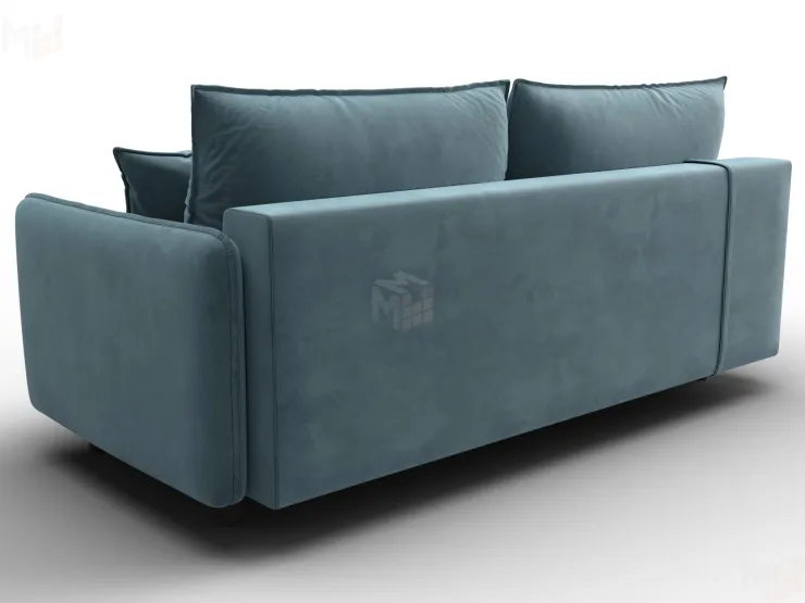 Диван прямой Лига-064 НПБ ( SEVEN 113 бирюзовый )