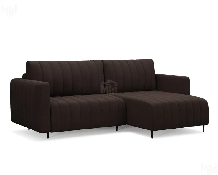 Угловой диван Флорент (Кордрой коричневый)