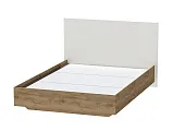 Кровать 1400 Квадро 031 М1 с Настилом Миндаль
