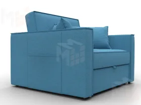Кресло-кровать Лига-104 (80) ( Амур 10 голубой )