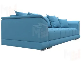 Диван прямой НордСтар НПБ ( Амур 10 голубой )