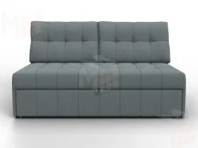 Диван прямой Лига-107 (140) ( Амур 07 серый )